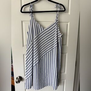 Striped dress with Ties